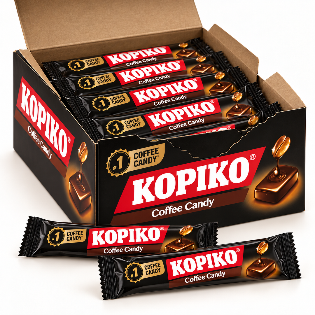 Kopiko Coffee Candy Stick Pack Display — product detail
