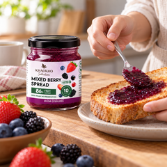 Khaokho Selection Mixed Berry Fruit Spread 200 g — 4 Jars — lifestyle 2