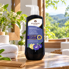 Khaokho Talaypu Butterfly Pea & Henna Shampoo 450 ml — 4 Bottles — lifestyle 1