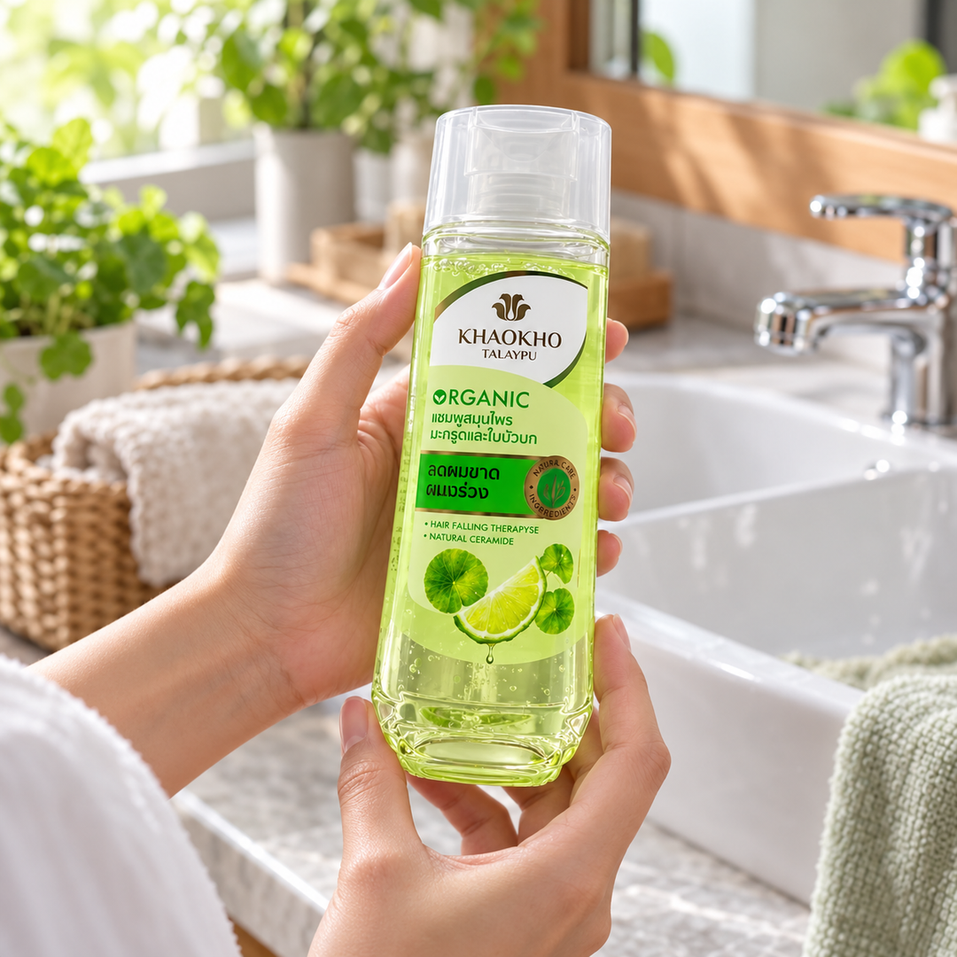 Khaokho Talaypu Leech Lime & Centella Shampoo 180 ml — 6 Bottles — lifestyle 2