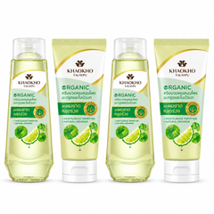 Khaokho Talaypu Leech Lime & Centella Duo — Shampoo 180 ml & Conditioner 160 ml — 2 Sets
