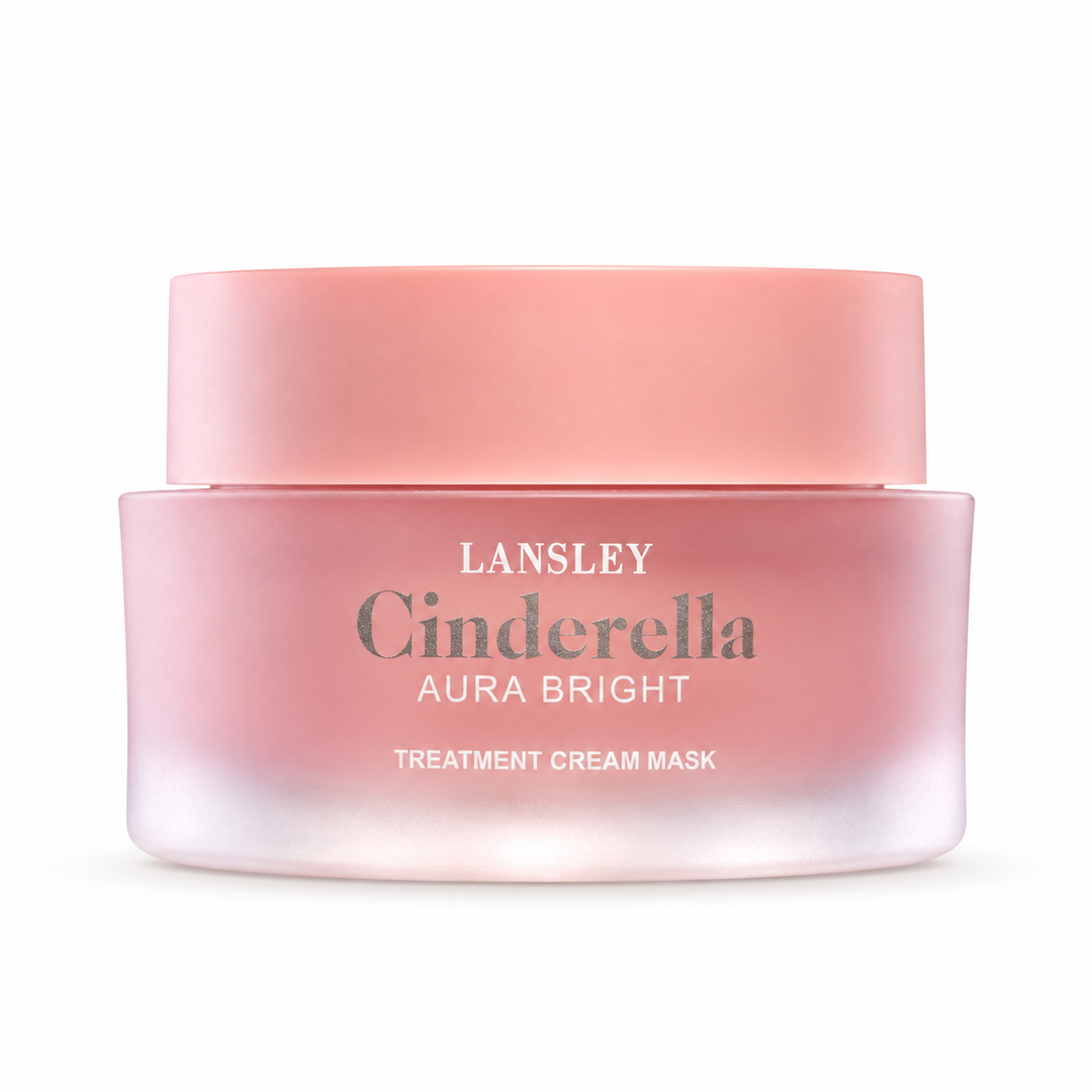 Lansley Cinderella Aura Bright Treatment Cream Mask 50 g — original retail packaging