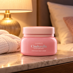 Lansley Cinderella Aura Bright Overnight Body Cream 125 g — lifestyle photograph
