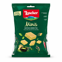 Loacker Minis Matcha Green Tea Wafers 70 g — original retail packaging