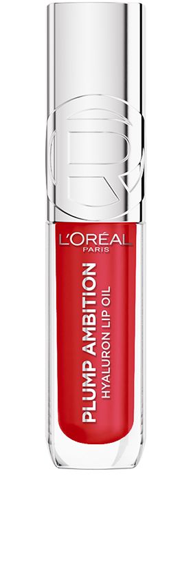 L'Oréal Paris Plump Ambition Hyaluron Lip Oil — 380 Rouge in Love — 1 × 5 ml — authentic product image
