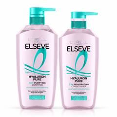 L'Oréal Paris Elseve Hyaluron Pure Shampoo 400 ml + Conditioner 375 ml Duo — main product photograph