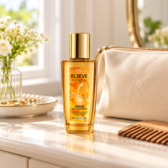 L'Oréal Paris Elseve Extraordinary Oil Serum With 6 Precious Floral Oils 30 ml — lifestyle photograph 1