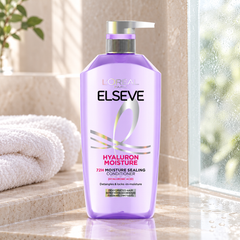 L'Oréal Paris Elseve Hyaluron Moisture 72H Moisture Sealing Conditioner 375 ml — lifestyle photograph 1
