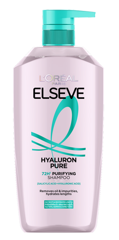 L'Oréal Paris Elseve Hyaluron Pure 72H Purifying Shampoo 400 ml — main product photograph