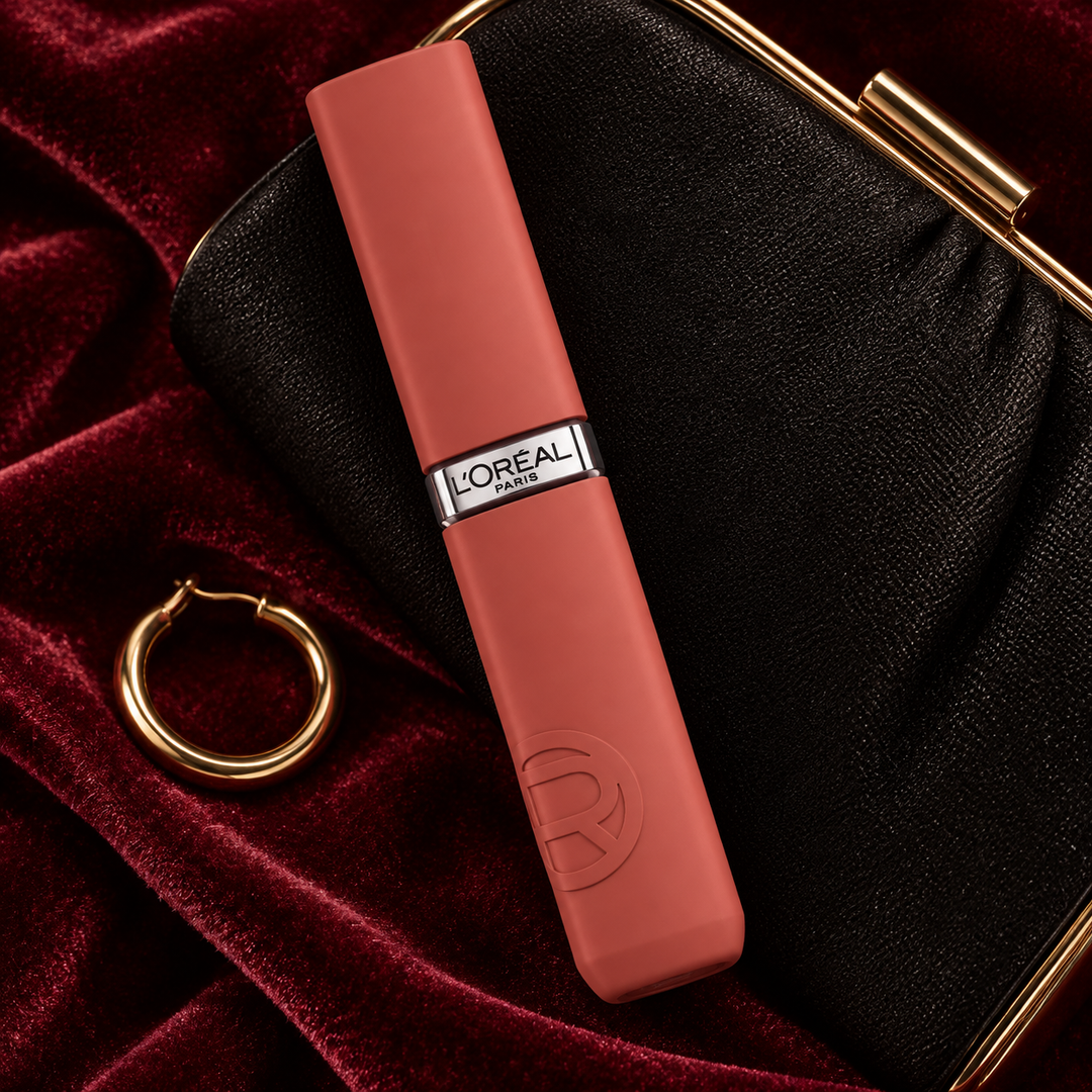L'Oréal Paris Infallible Matte Resistance Liquid Lipstick — 5 ml — lifestyle photograph 2; shade 115 Snooze
