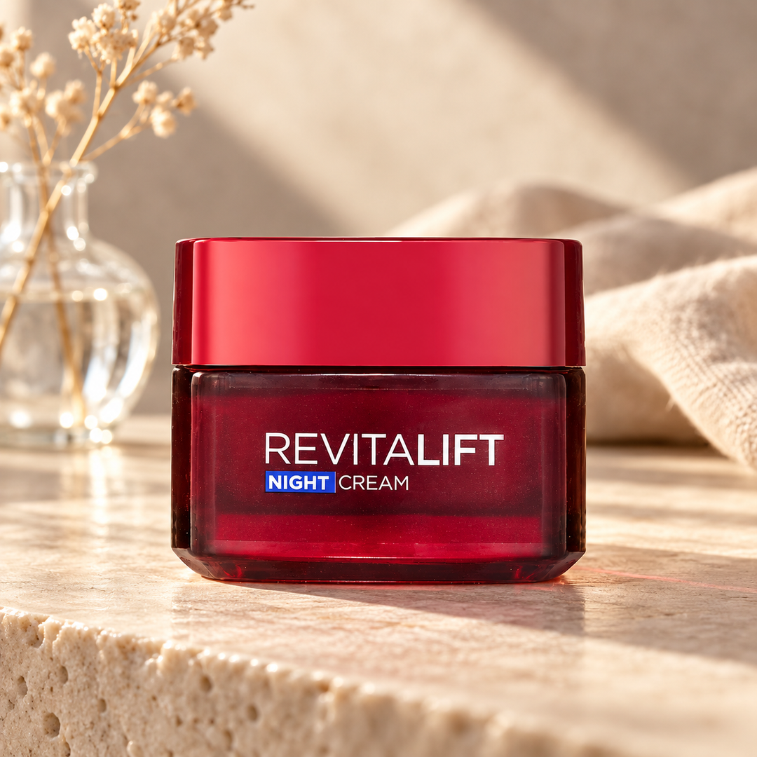 L'Oréal Paris Revitalift Anti-Wrinkle & Firming Night Cream — 50 ml — lifestyle photograph 2