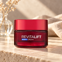L'Oréal Paris Revitalift Anti-Wrinkle & Firming Night Cream — 50 ml — lifestyle photograph 2