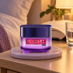 L'Oréal Paris Revitalift Hyaluronic Acid Line Plumping Dream Cream Night — 15 ml — lifestyle photograph 2