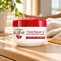 L'Oréal Paris Elseve Total Repair 5 Filler Repairing Hair Mask 200 ml — lifestyle photograph 1