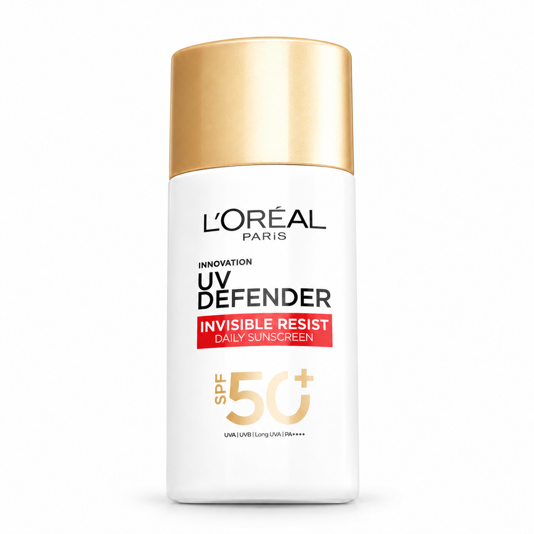 L'Oréal Paris UV Defender Invisible Resist Sunscreen SPF50+ PA++++ — 50 ml — main product photograph