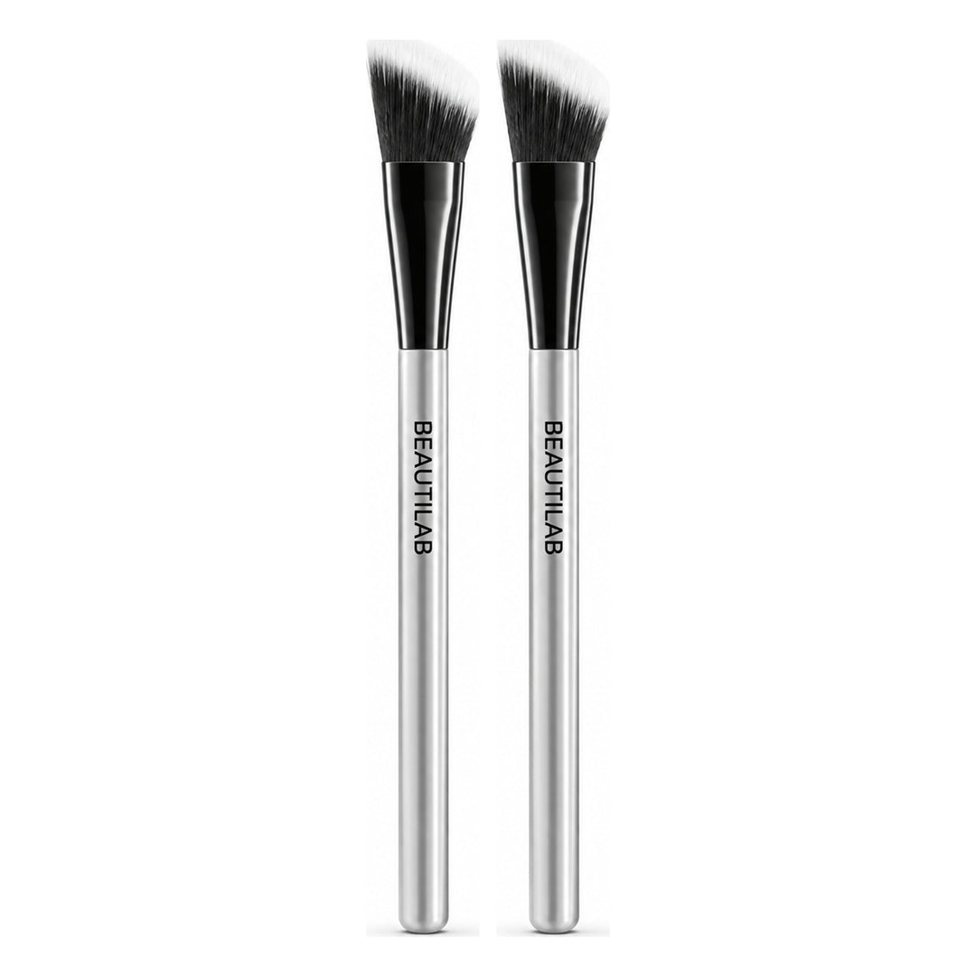 BEAUTILAB Blend & Fix Pro-Blending Concealer Brush — 2 Brushes — exactly 2 retail units shown on white background.