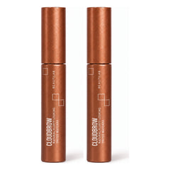 BEAUTILAB CloudBrow Tinted Eyebrow Mascara — 01 Ash Brown (Original Packaging) — 2 Tubes | 7 g Each — exactly 2 retail units shown on white background.