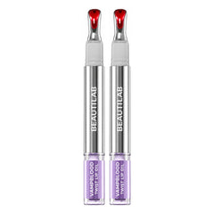 BEAUTILAB VampBlood Twist Tinted Lip Oil — Metal Applicator — 2 Pens | 1.6 g Each — exactly 2 retail units shown on white background.