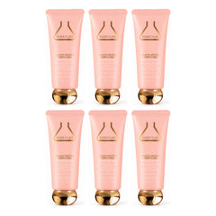 BEAUTILAB Peach Nectar Recovery Hand Cream — 6 Tubes | 50 g Each — exactly 6 retail units shown on white background.