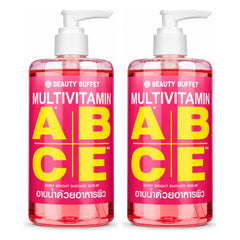 Beauty Buffet Multivitamin Body Bright Shower Serum Body Wash — 2 Bottles | 450 ml Each — exactly 2 retail units shown on white background.