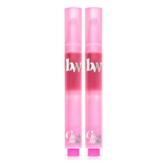 beWiLD Click Kiss Melting Lip Glossy Lip Colour — 2 Sticks | 2.5 g Each — exactly 2 retail units shown on white background.