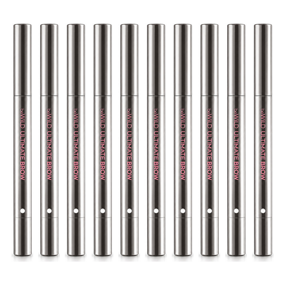beWiLD Ultimate Brow 3-in-1 Automatic Eyebrow Pencil — 10 Pencils | 0.1 g Each — exactly 10 retail units shown on white background.