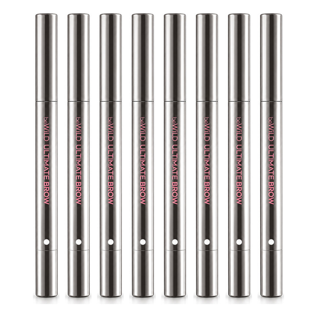 beWiLD Ultimate Brow 3-in-1 Automatic Eyebrow Pencil — 8 Pencils | 0.1 g Each — exactly 8 retail units shown on white background.