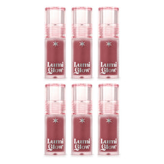 beWiLD Lumi Glow Lip Tint Oil — 6 Tubes | 4.5 g Each — exactly 6 retail units shown on white background.