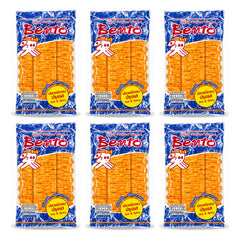 Bento Hot & Spicy Squid Seafood Snack — 1 retail packs, 6 individual 18 g sachets shown.