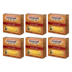 Bennett Classic Herb Tamarind & Turmeric Cleansing Soap — 6 × 160 g Bars — exactly 6 retail units shown on white background.