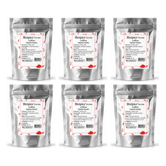 BioSpice Paprika Powder Cooking Spice — 6 Pouches | 200 g Each — exactly 6 retail units shown on white background.