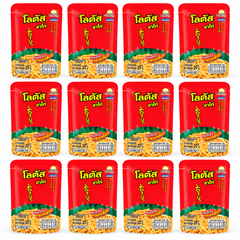 Lotus Original Seasoned Chicken-Leg-Shaped Snacks — 12 × 20 g — exactly 12 retail units on white