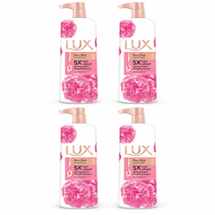 LUX Rosy Glow Body Wash — 4 × 450 ml — exact retail quantity