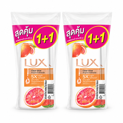 LUX Clear Glow Body Wash — 4 × 450 ml (2 Manufacturer Twin Packs) — exact retail quantity
