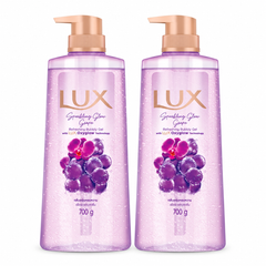 LUX Sparkling Glow Grape Gel Body Wash — 2 × 700 g — exact retail quantity