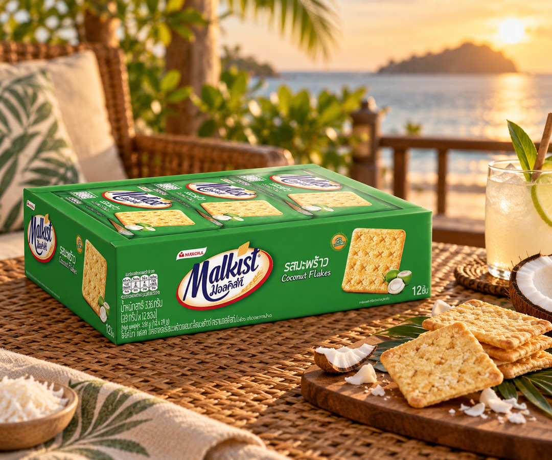 Malkist Coconut Flakes Crackers lifestyle image 2