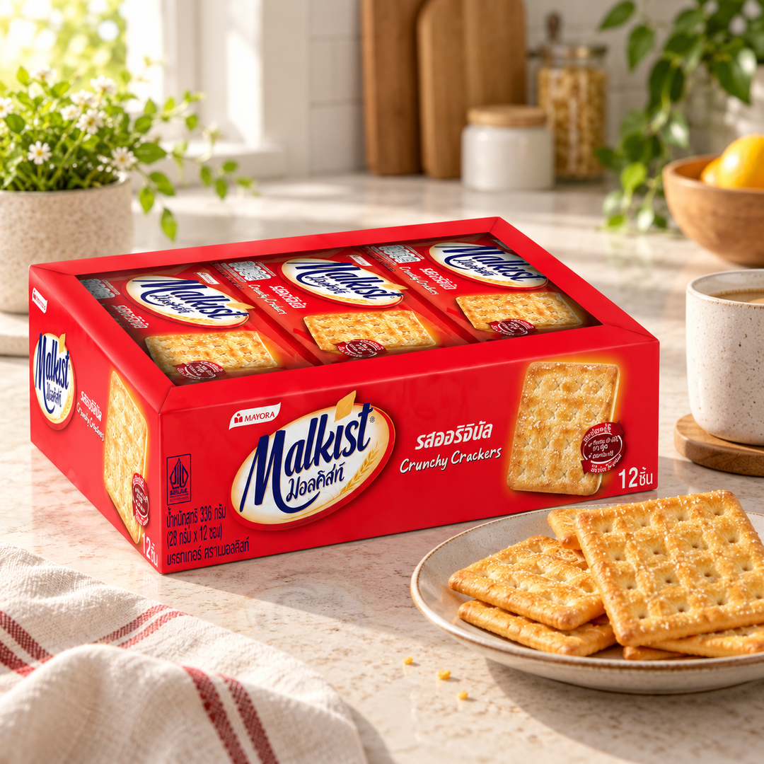 Malkist Original Crunchy Crackers lifestyle image 1