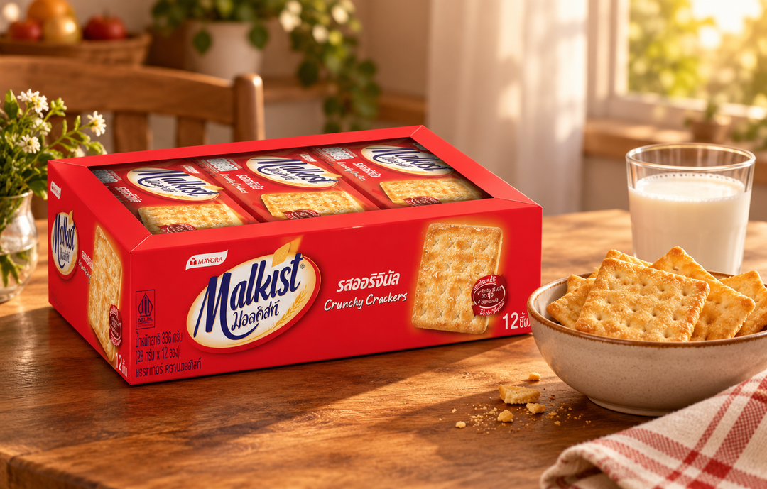 Malkist Original Crunchy Crackers lifestyle image 2