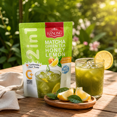 Ranong Matcha Honey Lemon tea lifestyle