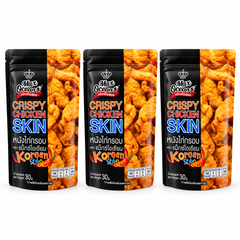 Max Oceans Crispy Chicken Skin Korean Style Sauce — 3 × 30 g — exact retail quantity