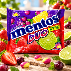 Mentos Duo Mixed Fruit Candy Bags — lifestyle presentation