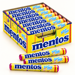 Mentos Sour Mix Rolls Display Box — product detail