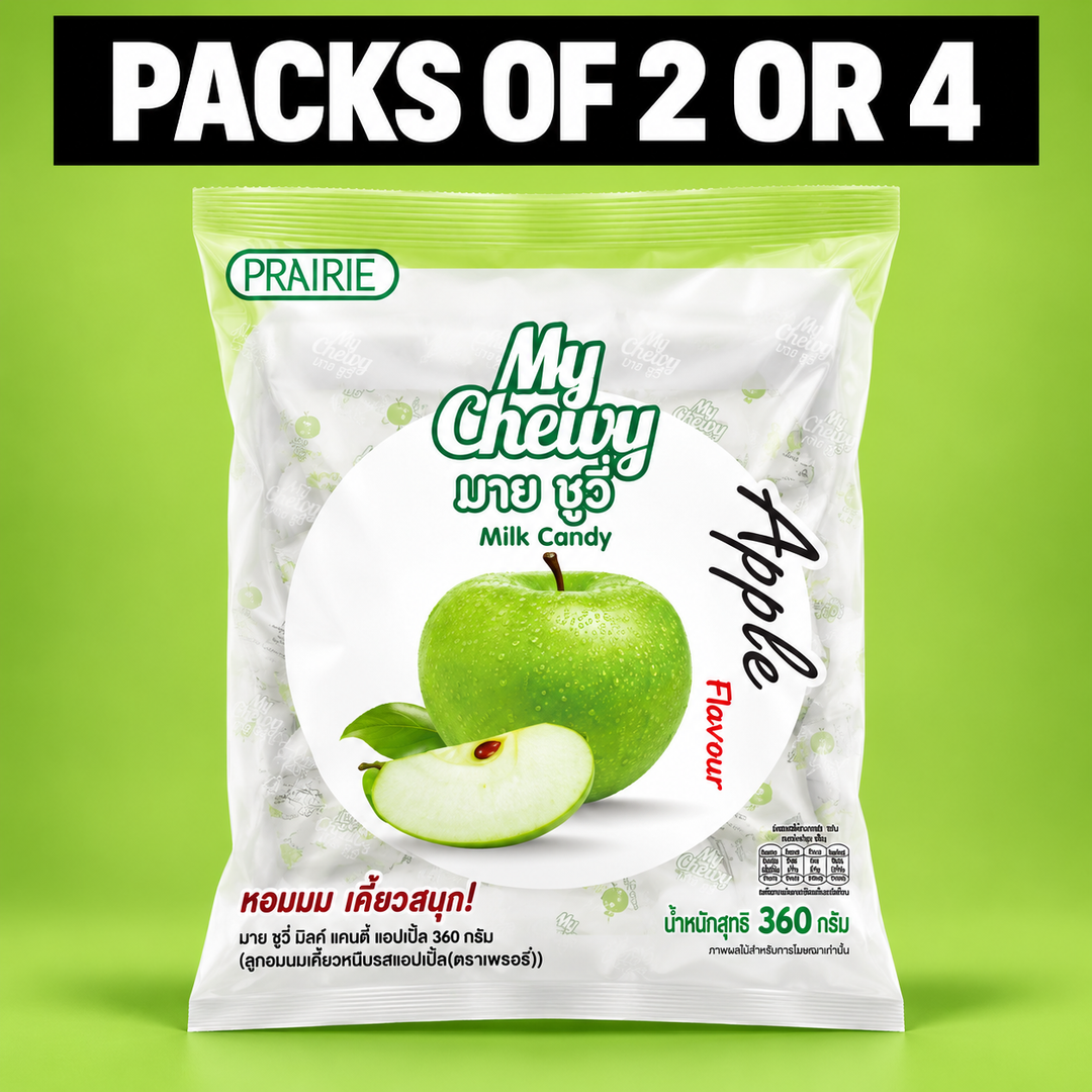 Prairie My Chewy Milk Candy Apple 360g – Multipack - product image