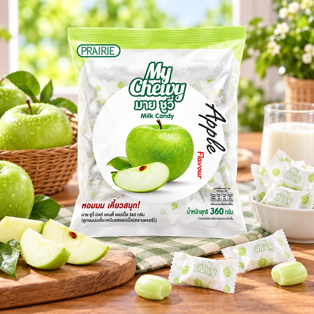 Prairie My Chewy Milk Candy Apple 360g – Multipack - lifestyle 1