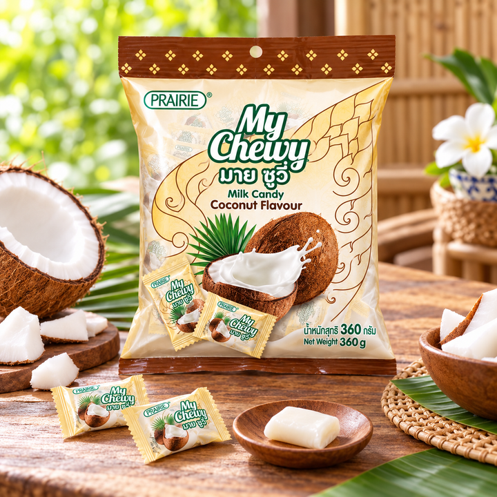 Prairie My Chewy Milk Candy Coconut 360g – Multipack - lifestyle 1