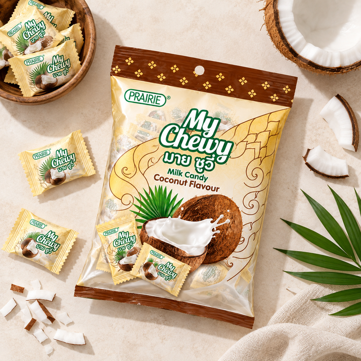 Prairie My Chewy Milk Candy Coconut 360g – Multipack - lifestyle 2