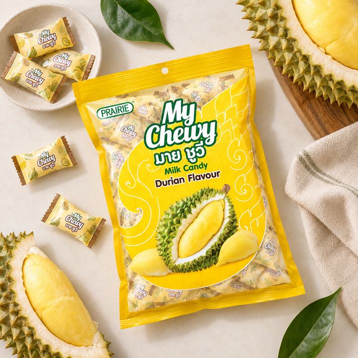 Prairie My Chewy Milk Candy Durian 360g – Multipack - lifestyle 2