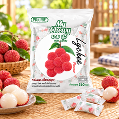 Prairie My Chewy Milk Candy Lychee 360g – Multipack - lifestyle 1