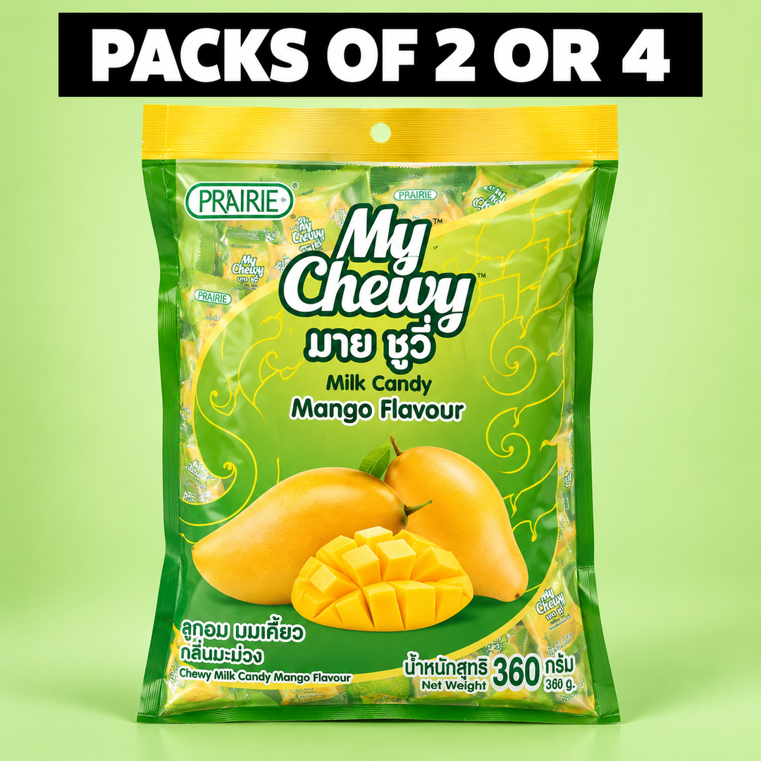 Prairie My Chewy Milk Candy Mango 360g – Multipack - product image