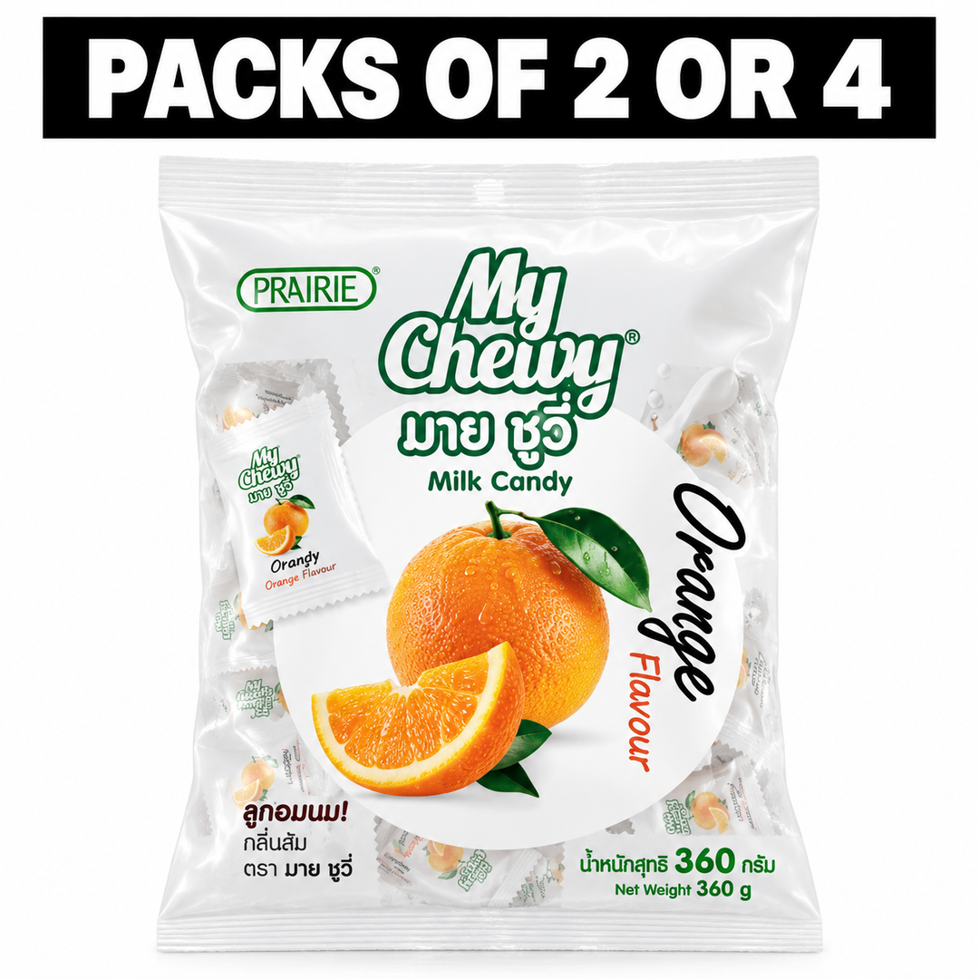 Prairie My Chewy Milk Candy Orange 360g – Multipack - product image